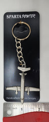 Beech 1900D Jet Airplane Pewter Keychain