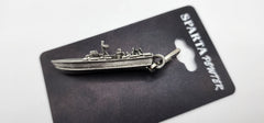 PT Boat 3D Pewter Large Zipper/Bag Pull
