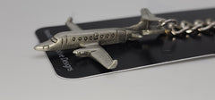 Beech 1900D Jet Airplane Pewter Keychain