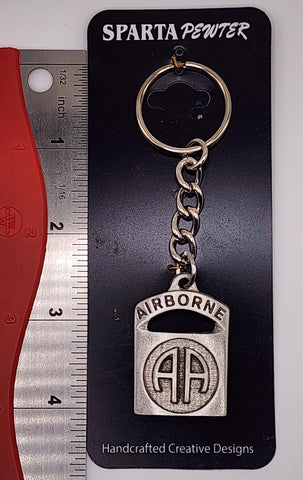 US Army 82nd Airborne Insignia Keychain