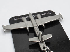 Douglas A-26/B-26K Counter Invader Airplane Pewter Keychain