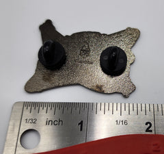 Broche de solapa de metal esmaltado para sombrero de Cosmic Rayz Atomic Emporium