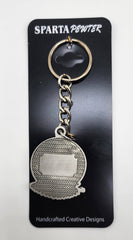 USAF Thunderbirds Logo Pewter Keychain