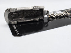 1969 Ford Mustang Boss 302 3D Pewter Keychain