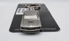 1969 Ford Mustang Boss 302 3D Pewter Keychain
