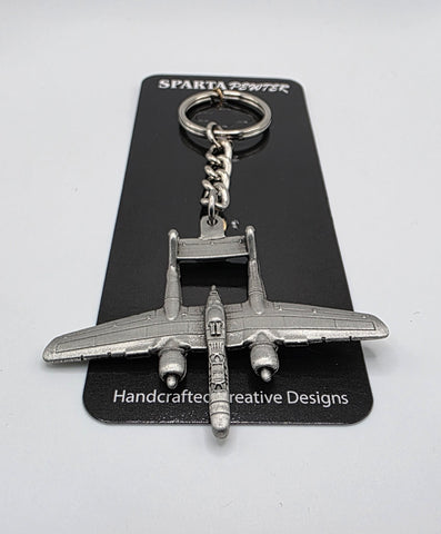 Northrop P-61 Black Widow Airplane Pewter Keychain