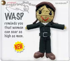 Llavero de muñeca de hilo WASP 