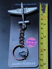 Llavero de peltre con el avión bombardero en picado alemán Junkers JU-87 "Stuka" de la Segunda Guerra Mundial