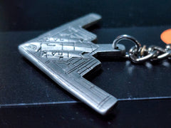 Llavero de peltre con el avión bombardero B-2 Spirit de Northrop Grumman