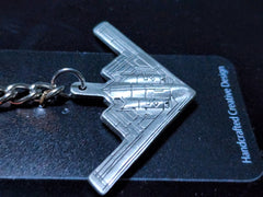 Llavero de peltre con el avión bombardero B-2 Spirit de Northrop Grumman