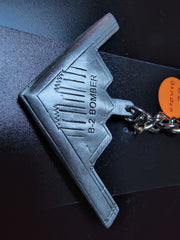 Llavero de peltre con el avión bombardero B-2 Spirit de Northrop Grumman