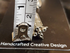 Llavero de peltre con cohete Saturno V en 3D de la NASA