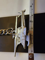 Llavero de peltre con forma de helicóptero Bell OH-58 Kiowa