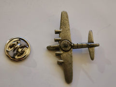 Pin de solapa de peltre del avión bombardero Boeing B-17 Flying Fortress de la Segunda Guerra Mundial