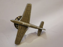 Pin de solapa de peltre del avión de combate P-51 Mustang de North American Aviation de la Segunda Guerra Mundial
