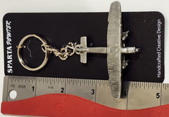 Llavero de avión de peltre Ford Tri-Motor "Tin Goose"