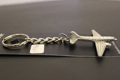 Llavero de peltre con avión Douglas C-47 Skytrain/DC-3 de la Segunda Guerra Mundial