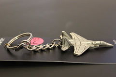 Llavero de peltre con el avión McDonnell Douglas F-15 Eagle