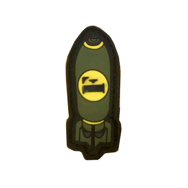 Parche de velcro con la palabra F