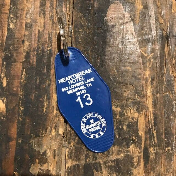 Llavero con llavero del motel Heartbreak Hotel (Elvis)