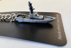 Llavero de peltre del buque de carga de la Guardia Costera de los Estados Unidos (USCG)