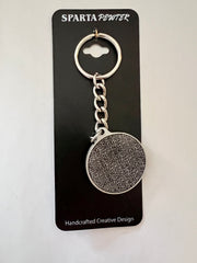 Llavero de peltre con el logotipo esmaltado de la Fuerza Aérea de EE. UU. (USAF)