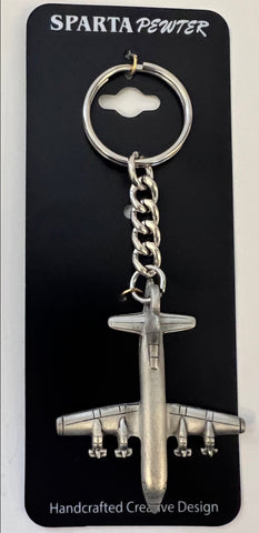 Llavero de peltre con forma de avión Lockheed P-3 Orion