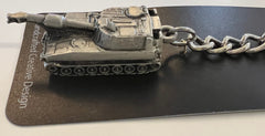 Llavero de peltre con forma de tanque M109 Paladin