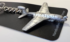 Llavero de peltre con forma de avión EA-6B Prowler de Northrop Grumman