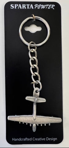 Llavero de peltre con forma de avión Hughes H-4 Hercules "Spruce Goose"