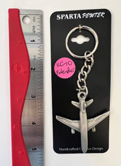 Llavero de peltre con el avión cisterna de reabastecimiento de combustible McDonnell Douglas KC-10 Extender