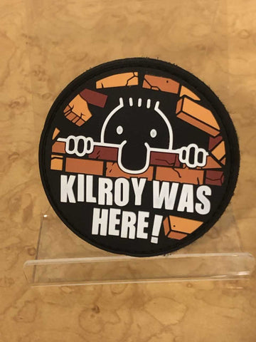 Parche de velcro Kilroy estuvo aquí