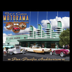 "Rod &amp; Custom Motorama 1961 Pan Pacific" 19 X 25 de Larry Grossman