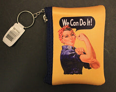 Monedero con la frase "We Can Do It" de Rosie The Riveter