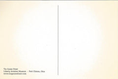 Postal de chica pin-up de los años 50 de Tin Goose Diner