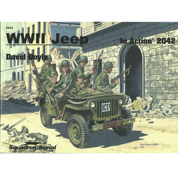 Jeep de la Segunda Guerra Mundial en acción, 2042