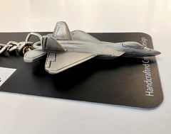 Llavero de peltre con el avión Lockheed Martin F-22 Raptor