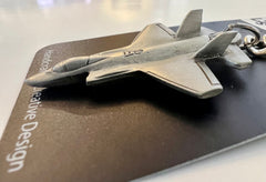 Llavero de peltre con el avión Lockheed Martin F-35 Lightning