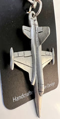 Llavero de peltre con el avión F-5 Tiger de Northrop