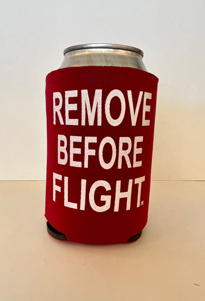 Koozie para latas RBF Remove Before Flight