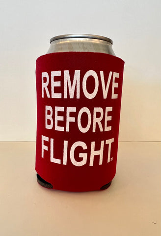 Koozie para latas RBF Remove Before Flight