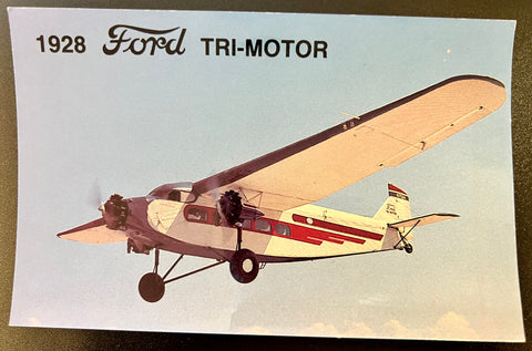 Postal del Ford Tri-Motor de 1928