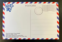 Postal de Tin Goose Diner con Ford Tri-Motor en vuelo