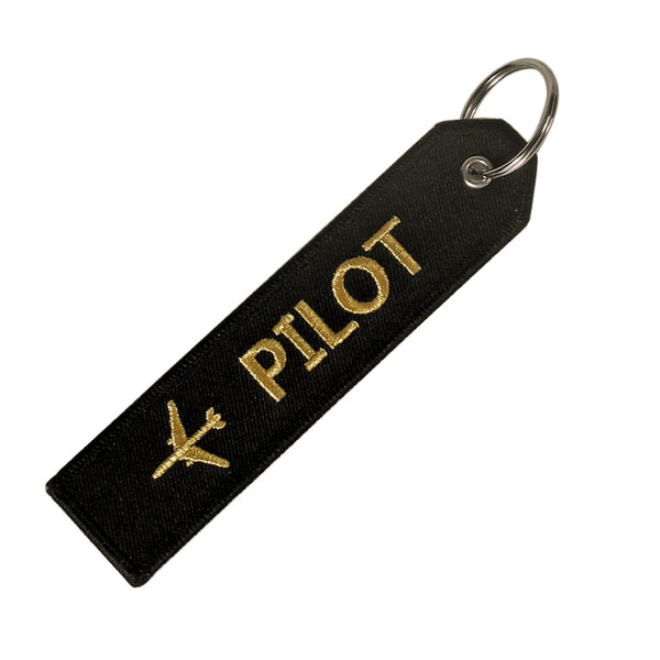 Llavero bordado de piloto