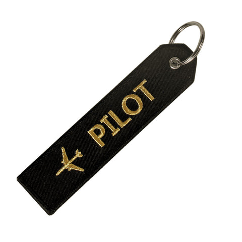 Llavero bordado de piloto